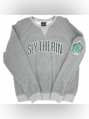 Harry Potter Slytherin Grey Sweatshirt Size XL